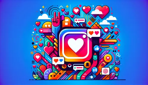 Creative and colorful Instagram Notes concept illustration