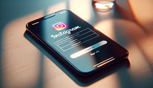 Instagram app repeatedly logging out user, digital art