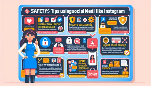 Instagram Safety Tips Infographic