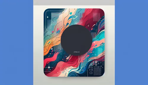 Instagram story background, trendy and visually appealing, digital art