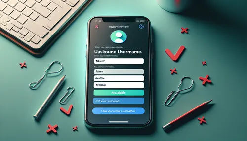 Instagram Username Availability Checker Tool Interface on a Smartphone Screen