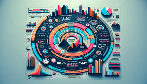 Instagram Wrapped visual infographic, displaying statistics and user engagement